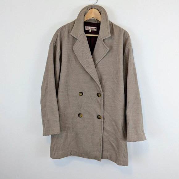 Free People Hannah Slouchy Double-Breasted Blazer - Picture 15 of 15